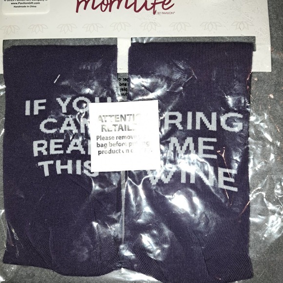 NWT- Three sets of Fun MOM LIFE Socks! Great Stocking Stuffers - Picture 2 of 6